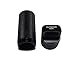 ALTTIMERY Waterproof Capsule Seal Bottle Holder Case Container Dry Box Outdoor Survival Emergency EDC Tool (black)