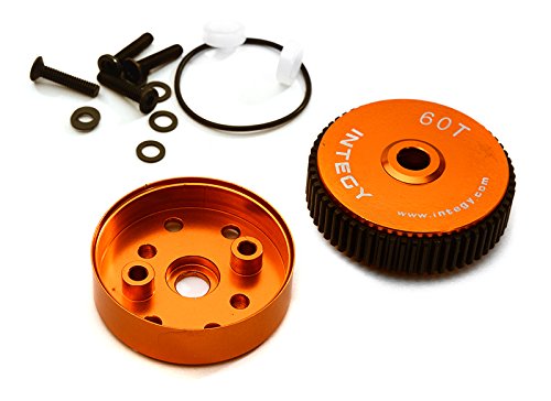 Integy RC Model Hop-ups C28187ORANGE Alloy Diff Housing for 1/10 Slash 2WD,Stampede 2WD,Rustler 2WD, Bandit & Bigfoot
