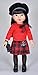 Kindred Hearts Dolls Lilybeth Black Hair and Brown Eyes PVC Girl Doll, 18