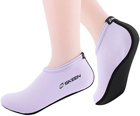 Skeen Ultra Lightweight Water Shoes Aqua Socks (1. XS (US Kids: 12~13), Purple)