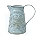 VANCORE Rustic Style Shabby Chic Large Metal Vase Pitcher