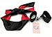 Tofantifer Adjustable Handcuffs and Satin Blindfold Sexy Bondage Restraints Costume