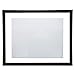 Gallery Solutions 11x14 Document Frame for Floating Display of 8.5x11 Document or Image, Black