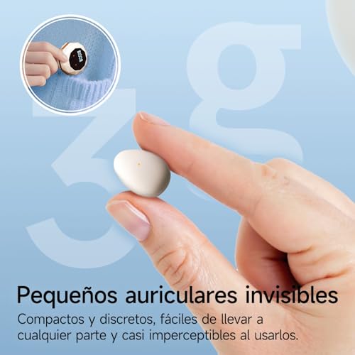 sunvito Sleep Headphones, Mini Headphones for Sleeping, Wireless Bluetooth 6.0, Side Sleeper, Power Indicator for Workout, Travel,