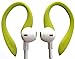 EARBUDi Ear Hooks Compatible with Apple Wired EarPods | Adjustable Rubber Ear Loops Keeps Earbuds Secure During Activity | Neon Green
