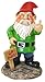 BigMouth Inc. Go Away Garden Gnome Statue, Funny Outdoor Lawn & Yard Figurine, Housewarming Gag Gift Sculpture Decorations