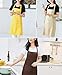 Hi loyaya Total 12 Pack Plain Color Bib Apron with 2 Pockets Painting Event Party BBQ Cooking Kitchen Aprons Bulk for Women Men Chef