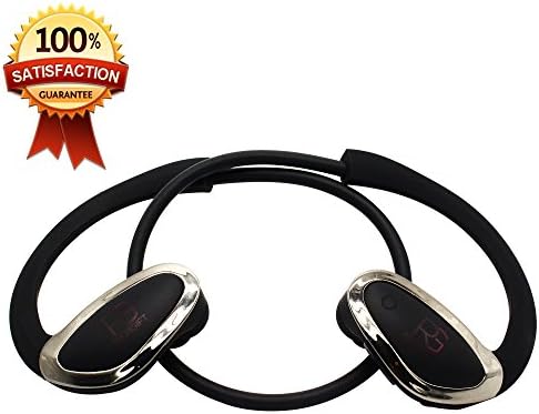 RICHGIFT - 101 Bluetooth Headphones Wireless In-Ear Sports Earbuds Sweatproof Earphones Noise Cancelling Headsets with Mic for Running Jogging