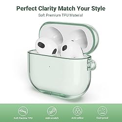 ULAK Compatible with AirPods 3 Case, Shockproof