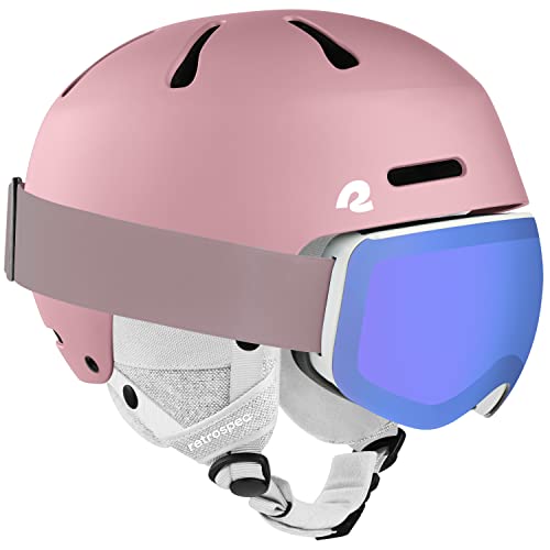 Retrospec Comstock Ski & Snowboard Helmet for Adults Durable ABS