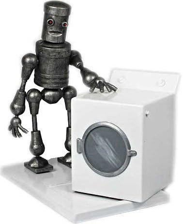 Jazwares Robot Chicken Action Figure Action Robot Washing Machine