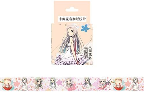 Bohonan Anime Cartoon One Piece and My Hero Academia Paper Tape Sticker Office School Supplies(H26)