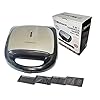 Belaco Sandwich Maker 4 in 1 Sandwich Toaster panini maker Machine Non-Stick Easy Clean triangle waffle maker and shell…