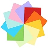 Caydo 200 Sheets Double Sided Origami Paper for Kid's Art 10 Colors 6-Inch by 6-Inch 