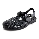 Girs Buckle Closure Slingback Cloused Toe Sandals (Toddler/Little Kid)