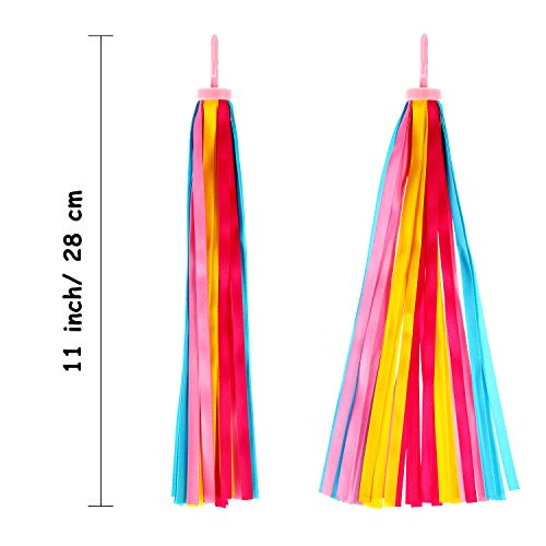 2 Zonon+Bicycle+Handlebar+Streamer+Decoration