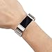 Charge 2 Accessories Bands for Fitbit, SailFar 3PCS Stainless Steel Metal Replacement Bracelet Strap Wrist Smart Watch Band for Fitbit Charge 2 HR, Small/Large, Men/Women, Silver, Rose Gold, Black