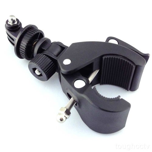 ToughstyTM Motorcycle Bike Quick Release Handlebar Mount Clamp with Tripod Adapter for GoPro HD Hero 4 3+ 3 2 1