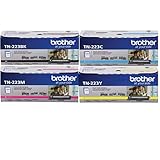 Brother TN223 Toner Set (BK/C/M/Y) (1) TN223BK, (1) TN223C, (1) TN223M, (1) TN223Y