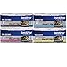 Brother TN223 Toner Set (BK/C/M/Y) (1) TN223BK, (1) TN223C, (1) TN223M, (1) TN223Y