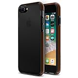iPhone 8 Plus Case, 7 Plus Case, Maxboost HyperPro Heavy Duty Cover w/ [GXD Gel Drop Protection] for Apple iPhone 8 Plus,7 Plus,6/6s Plus 2017 Reinforced TPU Bumper/PC Back -Translucent Jet Black