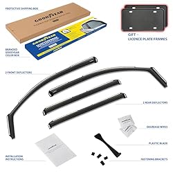 Goodyear Shatterproof in-Channel Window Deflectors