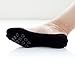 SHEEC - SoleHugger SECRET - Women's Cotton No-Show Socks (Black/Small)