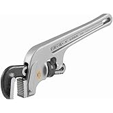 RIDGID 90107 E-910 Aluminum End Wrench, 10-inch Plumbing Wrench,Silver,Small