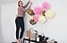 Tissue Paper Pom Poms Neutral Pink Gold Decorations - 9 Pcs 14