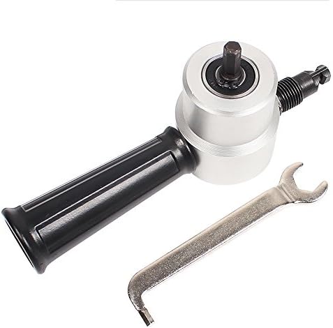 Metal Power Nibbler Curve Cutter - Guren 2018 New Professional 160A Double Head Sheet Handed 16 Gauge Cordless Drill Nibbler Bit Plate Open Hole Drill Tool Accessories Nibblers 2-Year Wawanty