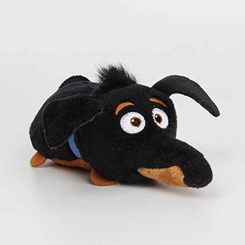 JEWH Mini Original Ty Plush Toys - Beanie Boos - Big Eyes -Kids Gift [10CM] (Long Nosed Dog)