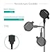 [Small Size 2.1CM Screen] TUSITA Charger Compatible with Garmin Forerunner 10 15 - USB Charging Cable 100cm - Smartwatch Accessories