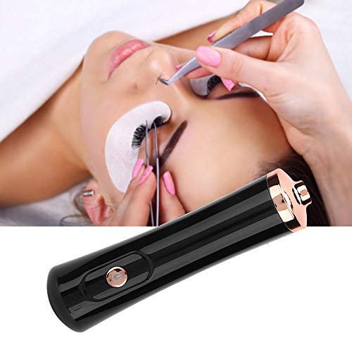 shlutesoy False Eyelashes & Adhesives Electric Eyelash Glue Shaker Liquid Nail Polish Shaking Machine Makeup Tool Black - Thumbnail 2