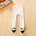 JELEUON Baby Girls Infant Toddler 3 Pack of Soft Stock Tights Warm Legging Pants