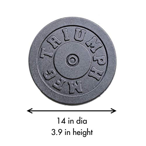 Triumph MFG 2545 LB Concrete Weight Plate Molds, Mold for DIY