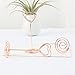 JANOU 10pcs Heart Shape Place Card Holder Picture Stand Note Clip for Wedding Party Favor (Rose Gold)