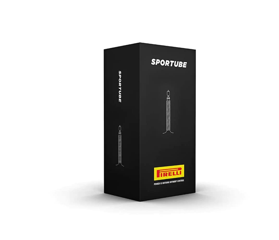 Pirelli Gravel Bike Butyl Inner Tube, 700x32-40, 48mm Presta Valve, Black — image 1