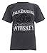 Jack Daniels Men's Daniel's Corn Mash Short Sleeve T-Shirt Grey Large