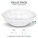 Stock Your Home 64oz Clear Plastic Salad Bowls with Lids Disposable (10 Pack) Extra Large Takeout Container with Snap on Lid for Fruit Salads, Lunch, Meal Prep, Acai Bowl, To-Go Party Containers