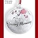 Lighted Cardinal Christmas Memorial Ornament LED Glass Ball with Cardinal Design When Cardinals Appear Angels are Near in Loving Memory 4-Hour Timer Included