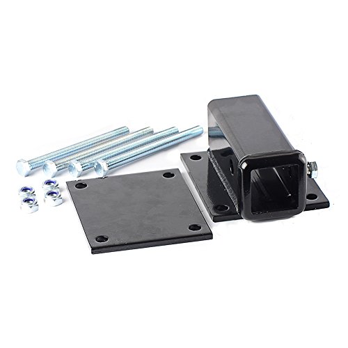 Towever 83801 RV Bumper Hitch Receiver 2 inches Adapter for 44.5