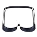 CHICTRY Men's Patent Leather Jockstraps Boxers Briefs Hollow Out Backless Bikini Underwear (Medium(Waist:25.0-41.0