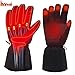 Rabbitroom Heated Gloves Men Electric Rechargeable Battery Powered Heated Hunting Gloves for Men Women Waterproof Touchscreen Thermal Hand Warmers Motorcycling Skiing Cycling Glove for Winter Outdoor