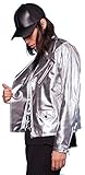 24HRS by Lip Service Techno Rave Space Silver Holo Tint Metallic Jacket