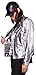 24HRS by Lip Service Techno Rave Space Silver Holo Tint Metallic Jacket