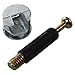 Luckycivia 50 Sets Cam Fitting with Dowel 3-in-1 Hardware Connectors Furniture Side Connecting Pre-Inserted Nut Screw Eccentric Wheel