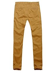 Match Mens Slim-Tapered Flat-Front Casual