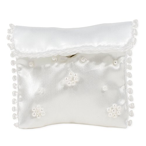 2.5" beaded communion rosary bag