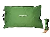 Trekology Self Inflating Camping Pillows - Compressible, Lightweight, Inflatable, Comfortable Air Travel Pillow for Lumber Support and a Good Night Sleep, Great for Hiker, Backpacking, Camp, Outdoor