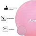 Trideer Exercise Ball (Pink, 65 cm)